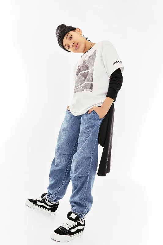 Modern Men's JeansJeans parachute ''baggy'' - Ado garçon