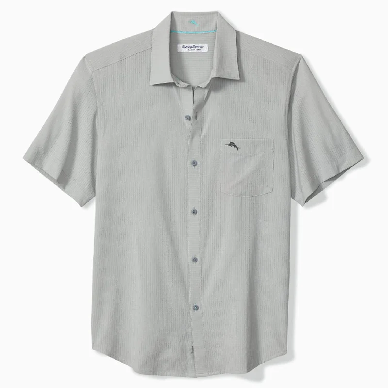 Men's Geometric Print Shirts for a Modern TwistTommy Bahama Men's IslandZone Bahama Coast Venice Vines Camp Shirt - Harbor Mist Men's Geometric Print Shirts for a Modern TwistTommy Bahama Men's IslandZone Bahama Coast Venice Vines Camp Shirt - Harbor Mist