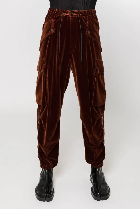 Men's Work Pants for Durability and ComfortDries Van Noten Pentrig Velvet Pants