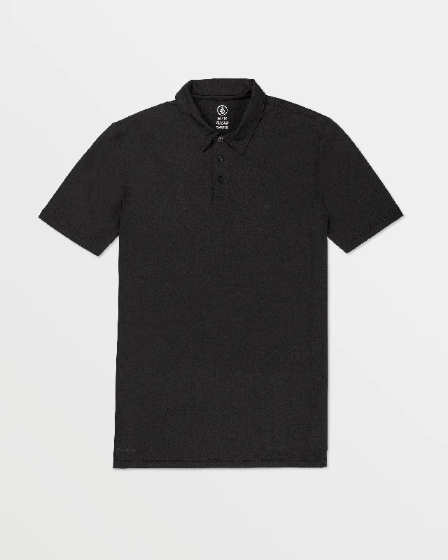 Light Blue Denim Men's JeansHazard Pro Polo Short Sleeve - Black