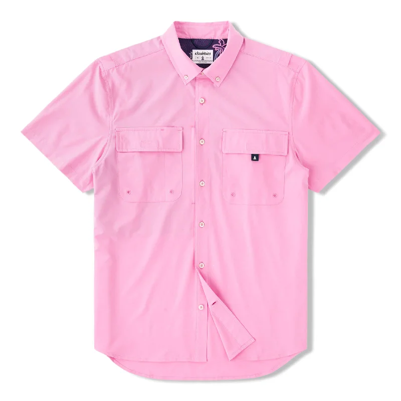 Men's Checkered Shirts for a Retro FeelChubbies The Pink n' Proud Short Sleeve Sport Shirt - Medium Pink Men's Checkered Shirts for a Retro FeelChubbies The Pink n' Proud Short Sleeve Sport Shirt - Medium Pink