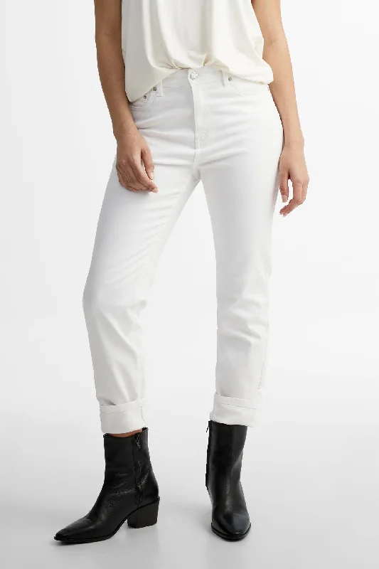 Men's Jeans Made from Recycled MaterialsJeans taille haute coupe ajustée - Femme