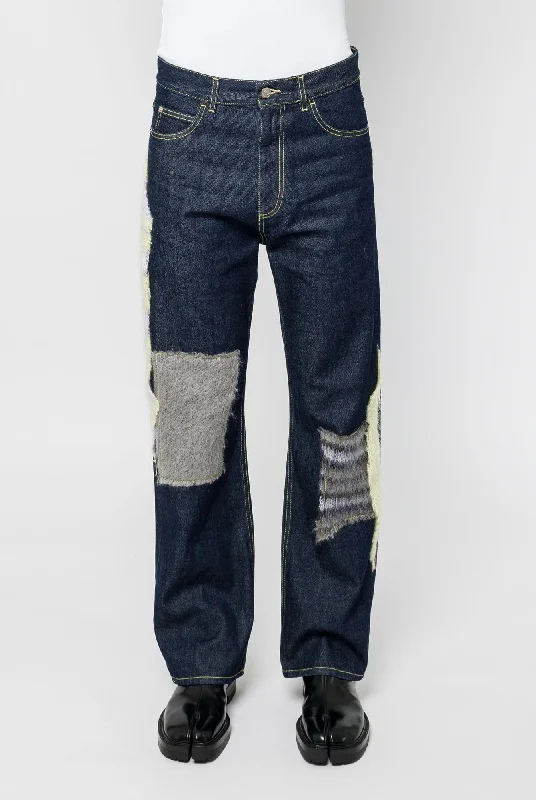 Men's Work Pants for Durability and ComfortMarni Mixed Denim Trouser