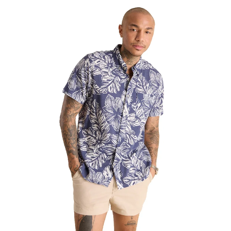 Men's Floral Print Shirts for Spring and SummerChubbies The Floral Estate Short Sleeve Sport Shirt - Navy Men's Floral Print Shirts for Spring and SummerChubbies The Floral Estate Short Sleeve Sport Shirt - Navy