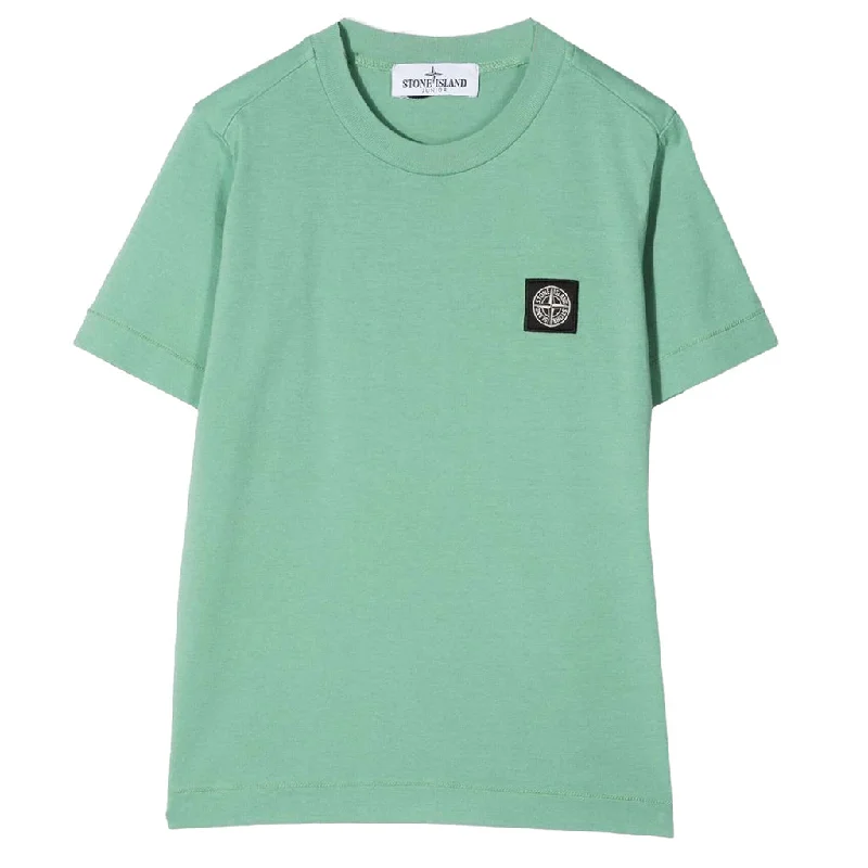 Men's Shirts with Pocket SquaresLight Green Logo T-Shirt