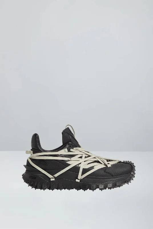 Men's Pants with Cargo PocketsRick Owens x Moncler Trailgrip Megalace in Black