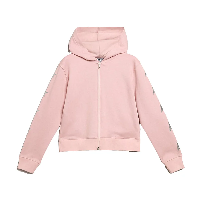 Men's Shirts for Beach OutingsPink Hooded Sweatshirt