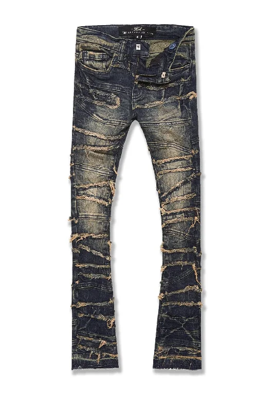 Durable Workwear Men's JeansKids Stacked Elm Street Denim (Dark Vintage)