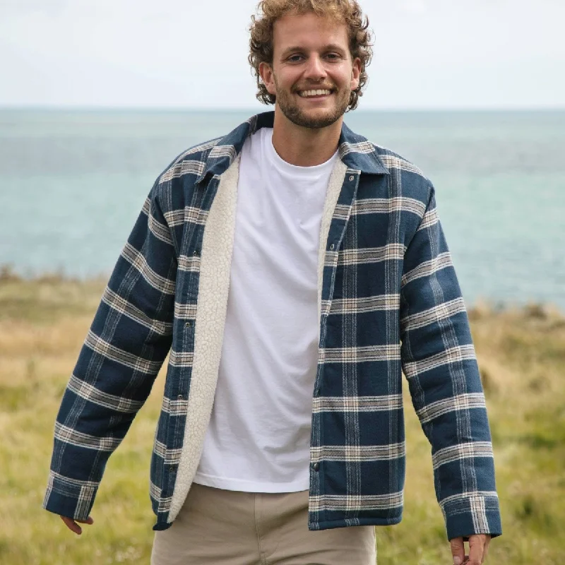 Men's Organic Cotton Shirts for Eco-ConsciousnessMen's Sherpa Lined Flannel Shirt