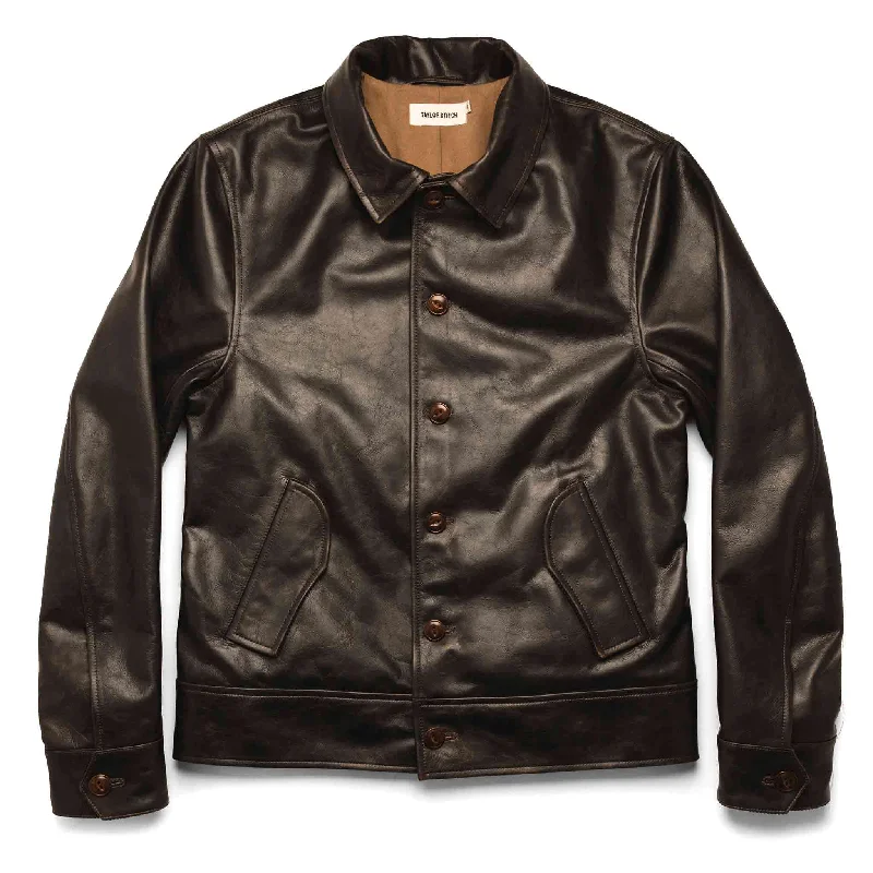 Men's Coats for Tall MenThe Cuyama Jacket in Cola Leather