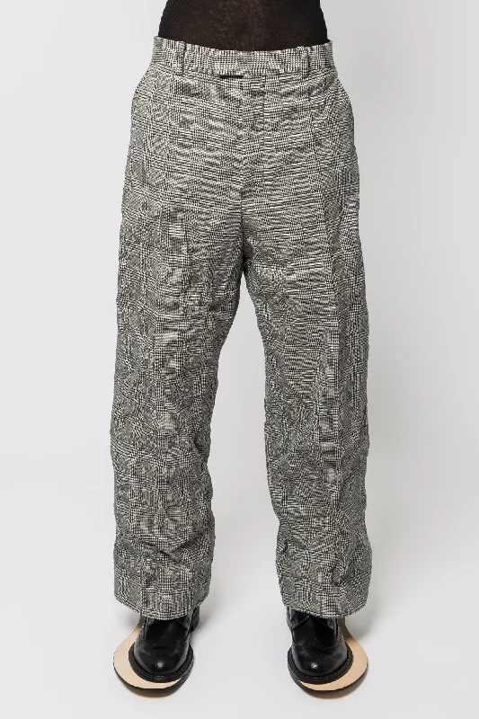 Men's Pants with Back PocketsVetements Metalized Wrinkled Tailored Pants