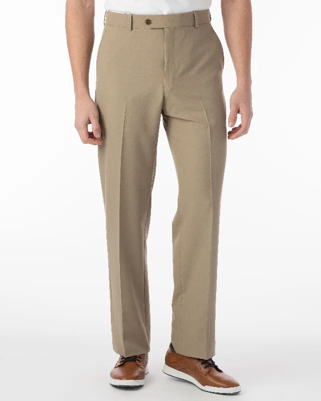 Men's Sports Pants for Active LifestylesBallin Pants - Dunhill Commuter Bi-Strech Gabardine - Khaki Men's Sports Pants for Active LifestylesBallin Pants - Dunhill Commuter Bi-Strech Gabardine - Khaki