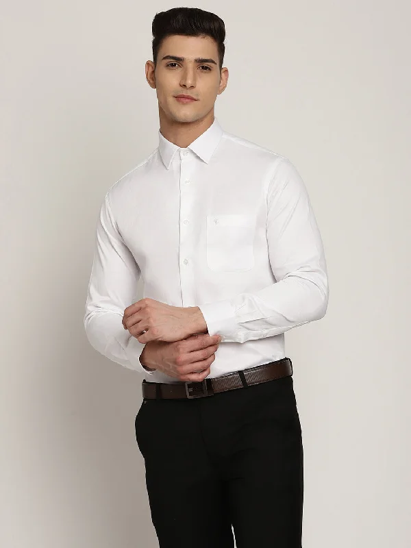 Men's Sleeveless Shirts for Summer ComfortMen's White Formal Self Textured Full Sleeve Shirt Men's Sleeveless Shirts for Summer ComfortMen's White Formal Self Textured Full Sleeve Shirt