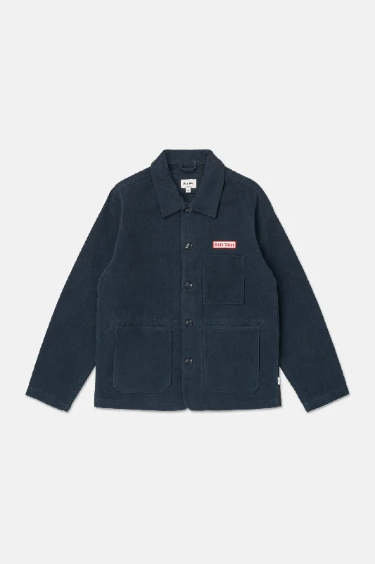 Men's Coats with Chest PocketsCanvas Mechanics Jacket Navy