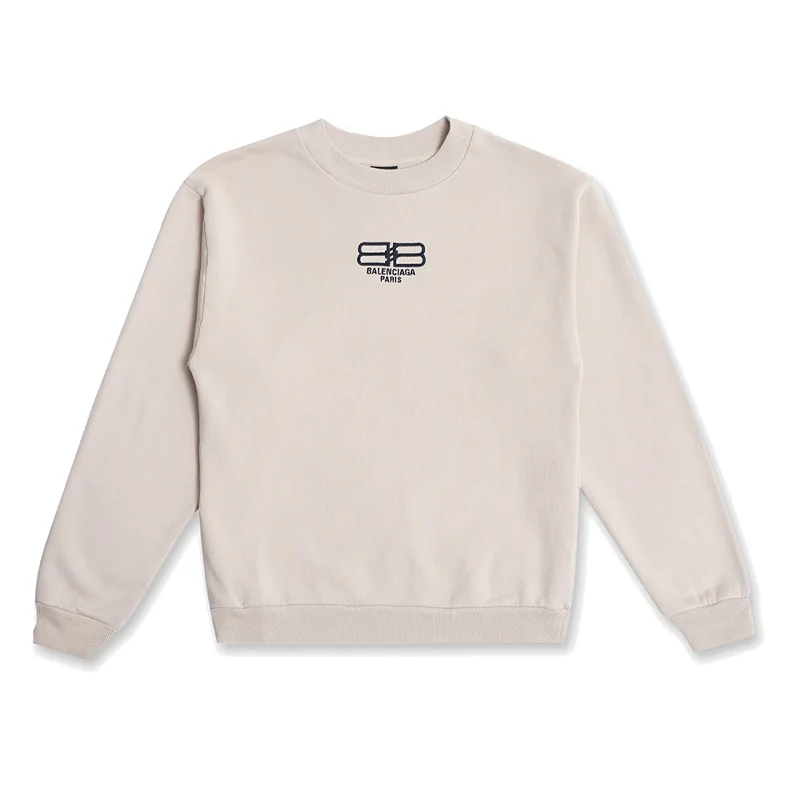Casual Men's T-ShirtsBeige Logo Sweatshirt