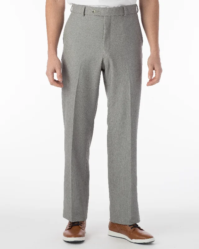 Men's Twill Pants for a Dressy LookBallin Pants - Dunhill Commuter Bi-Strech Gabardine - Pearl Grey Men's Twill Pants for a Dressy LookBallin Pants - Dunhill Commuter Bi-Strech Gabardine - Pearl Grey