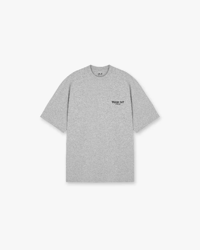 Men's Shirts with Moisture-Wicking FabricTeam 247 Oversized T-Shirt - Ash Grey