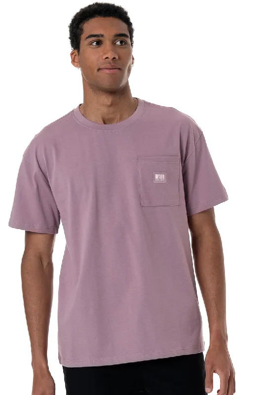 Men's Shirts with Embellished CollarsOversized T-Shirt _ 152276 _ Berry