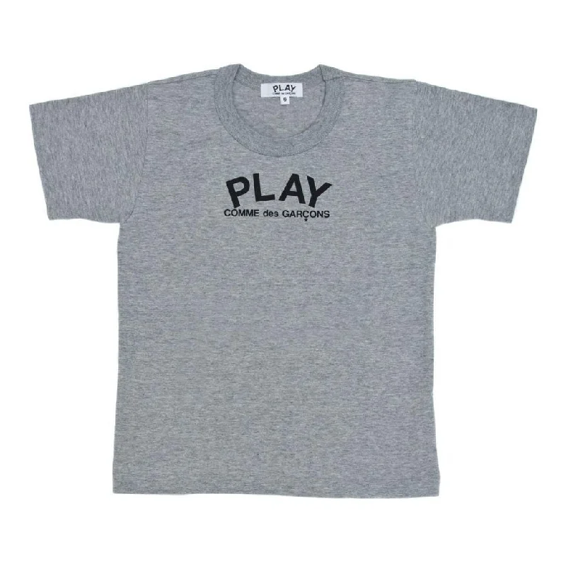 Men's Shirts with Contrast StitchingGray Heart T-Shirt