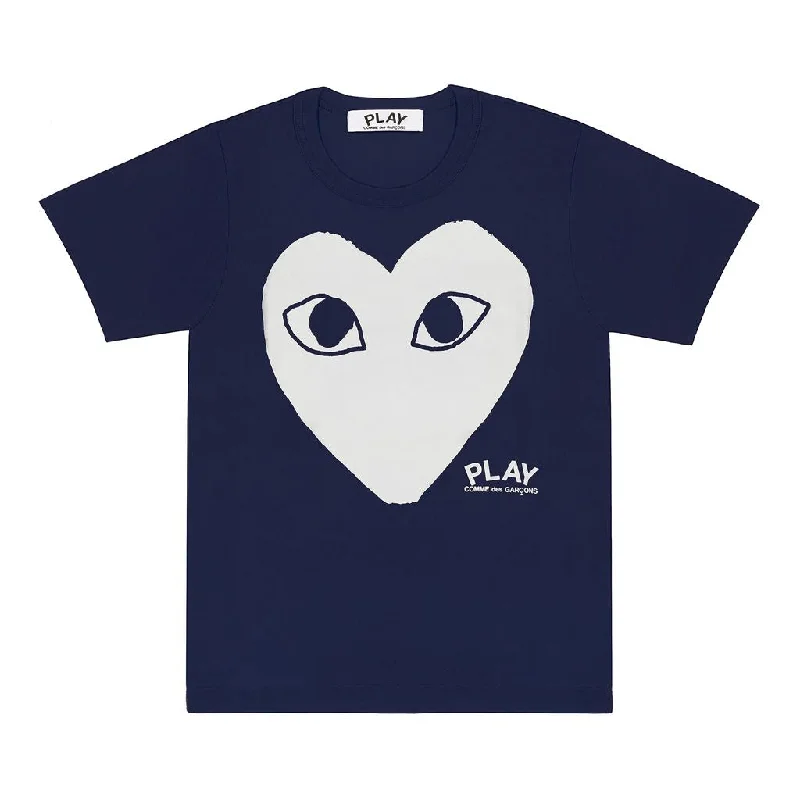 Men's Shirts with Zippered PocketsNavy Heart T-Shirt