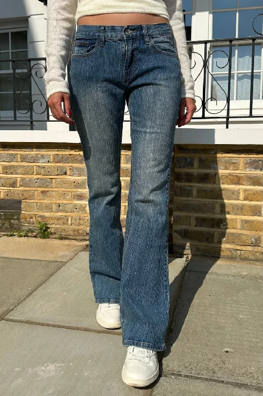 Men's Straight-Leg Jeans in Dark WashBrielle 90's Jeans