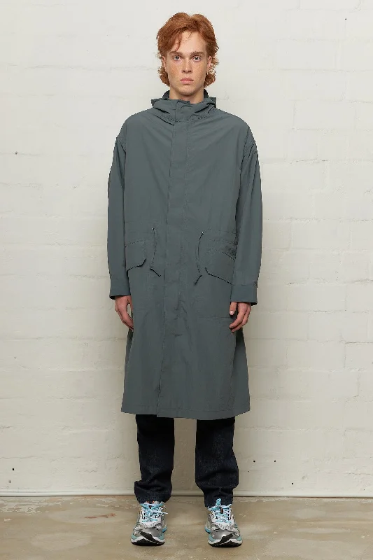 Designer Men's OvercoatsStudy Coat Recycled Steel Grey