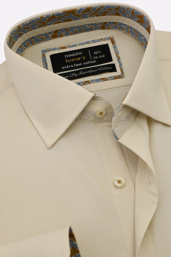 Fawn Plain Formal Shirt