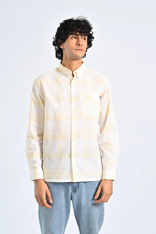 Men's Insulated Shirts for Cold WeatherBUTTON DOWN CHECK SHIRT