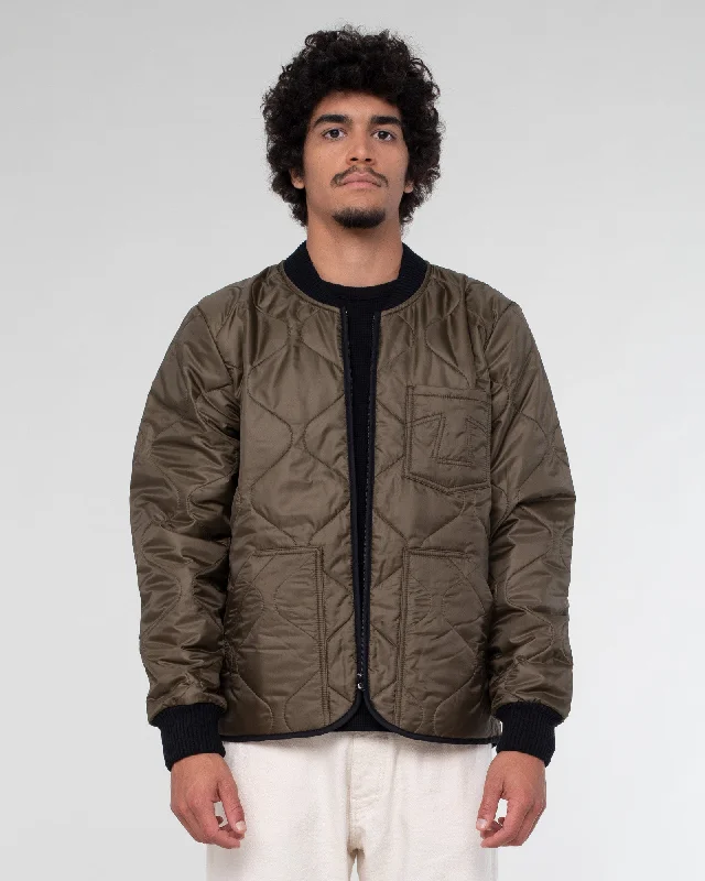 Fashionable Men's Denim JacketsQN Type 2 Frostbite Quilted Nylon Khaki