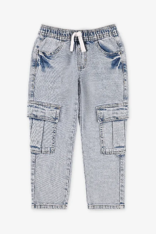 Unique Men's Jeans DesignsJeans cargo taille élastique - Enfant garçon