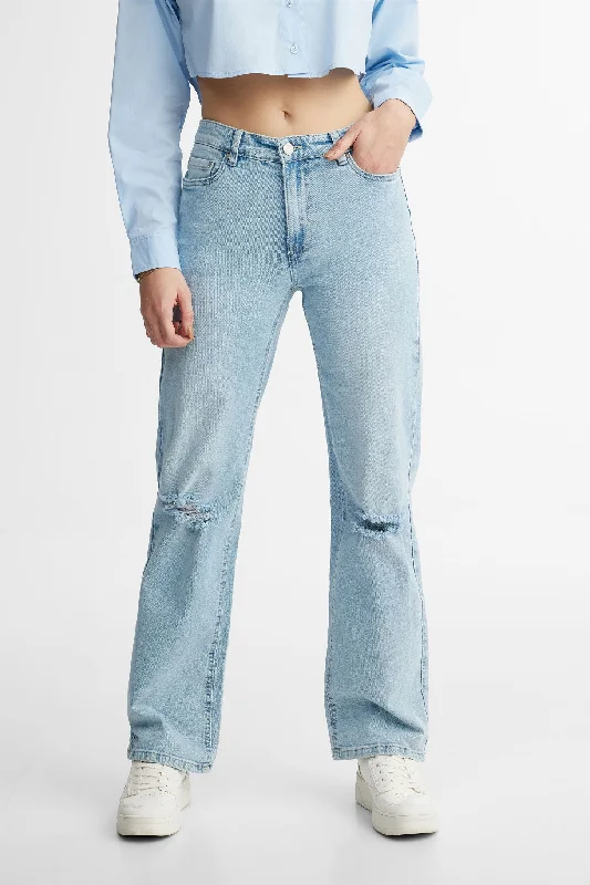 Flexible Men's JeansJeans ''90's baggy'' troués au genoux - Femme