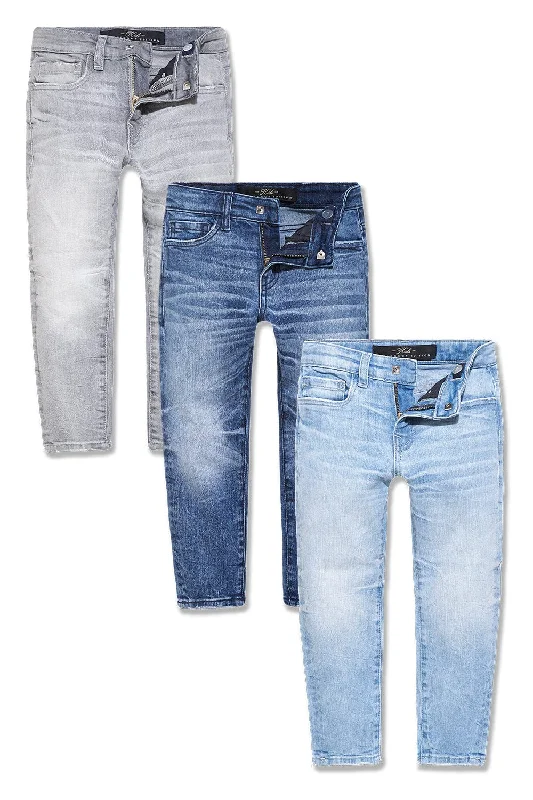 Men's Jeans with Embroidered LogosKids Boulder Denim 3 Pack