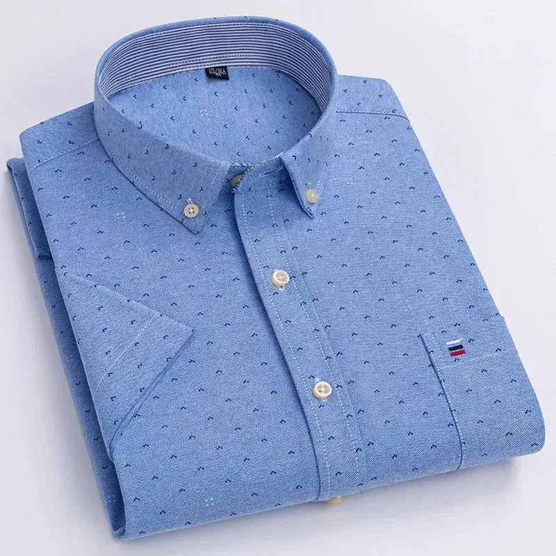 Men's Relaxed-Fit Shirts for Casual ComfortMen's Short Sleeve Casual Shirt