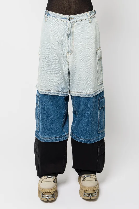 Men's Pants with Cargo PocketsVetements Deconstructed Triple Cargo