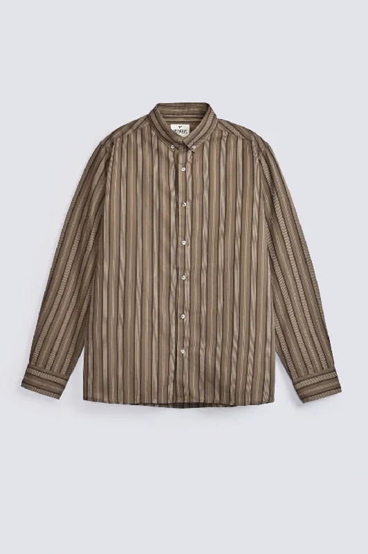 Men's Crew Neck T-Shirts for Everyday WearBUTTON DOWN STRIPED SHIRT