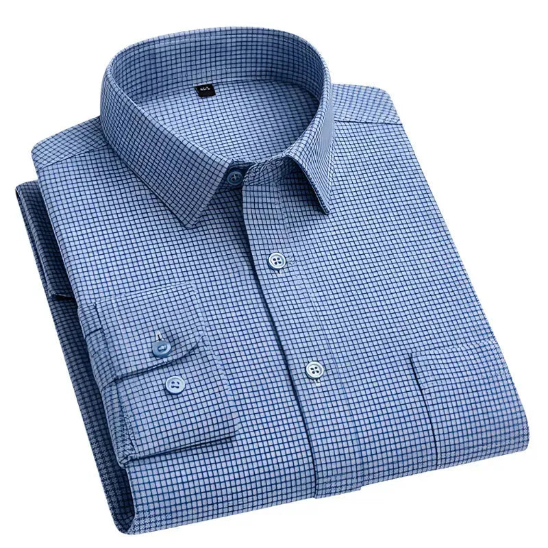 Men's Limited Edition Shirts for ExclusivityMen's Small Square Check Shirt