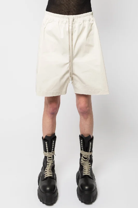 Men's Pants with Embroidered DesignsRick Owens Boxer Shorts in Dinge SS25
