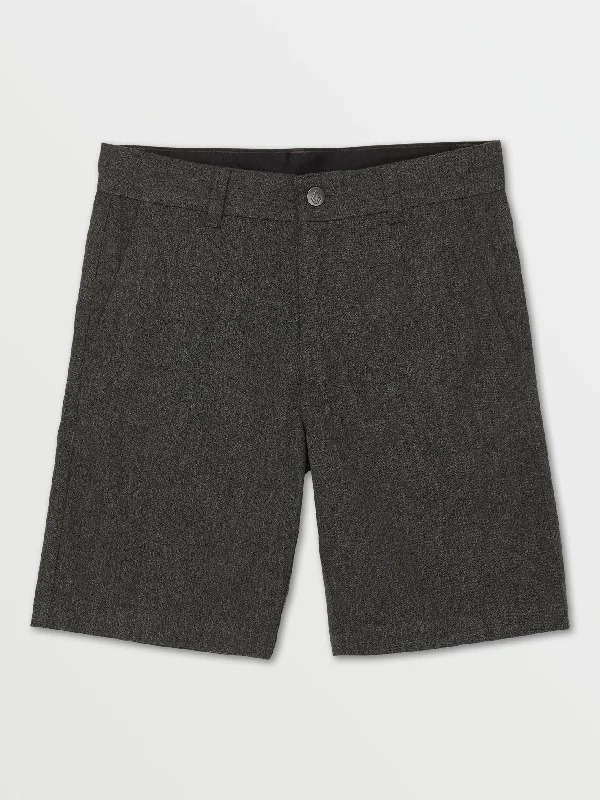 Men's Zippered Pants for SecurityBig Boys Vmonty Shorts - Charcoal Heather