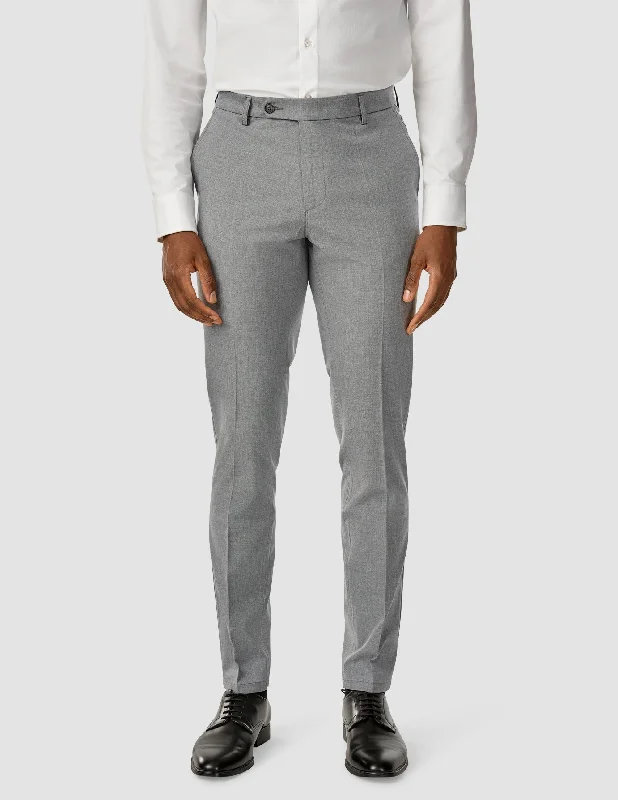 Casual Men's ChinosEssential Suit Pants Slim Cloud Grey