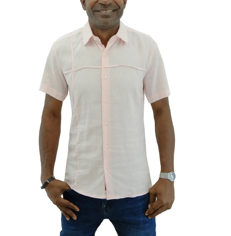 Men's Striped Shirts for a Maritime Twist13S1763P, Oleg Cassini Men's S/Sleeve Solid Linen Shirts Men's Striped Shirts for a Maritime Twist13S1763P, Oleg Cassini Men's S/Sleeve Solid Linen Shirts