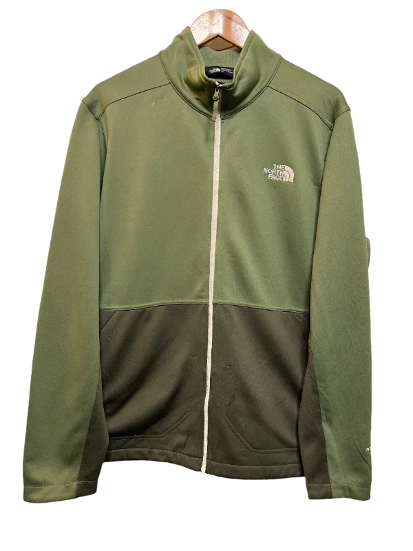 Men's Coats for Mild WeatherThe North Face Mens Green Soft Shell Jacket (Size L)