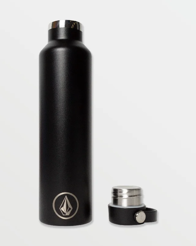 Men's Jeans with Functional PocketsMetal Mouth Bottle - Black