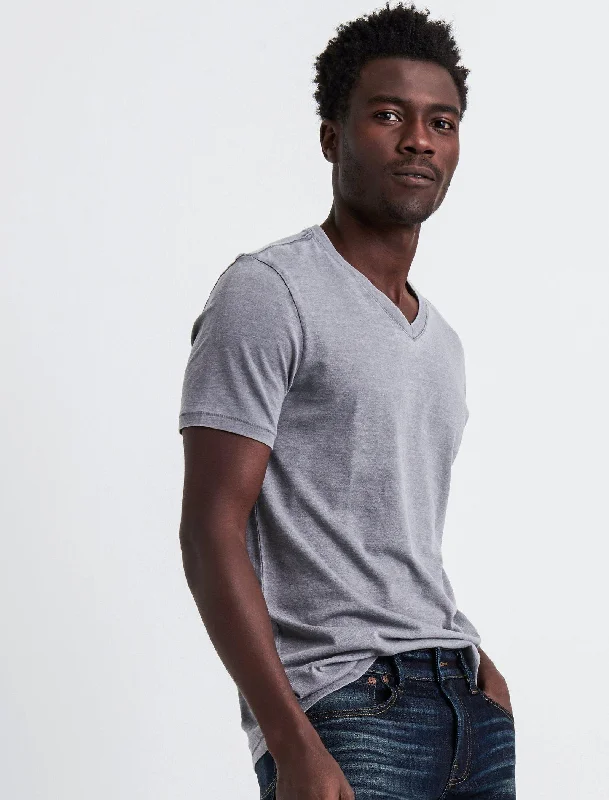 Men's Casual Shirts for Everyday WearLucky Brand Mens Venice Burnout V-Neck Tee.