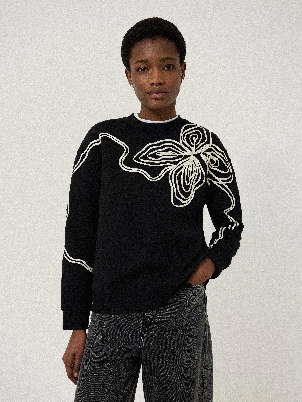 Men's Shirts with Wrinkle-Resistant FabricCornelli Sweatshirt | Black