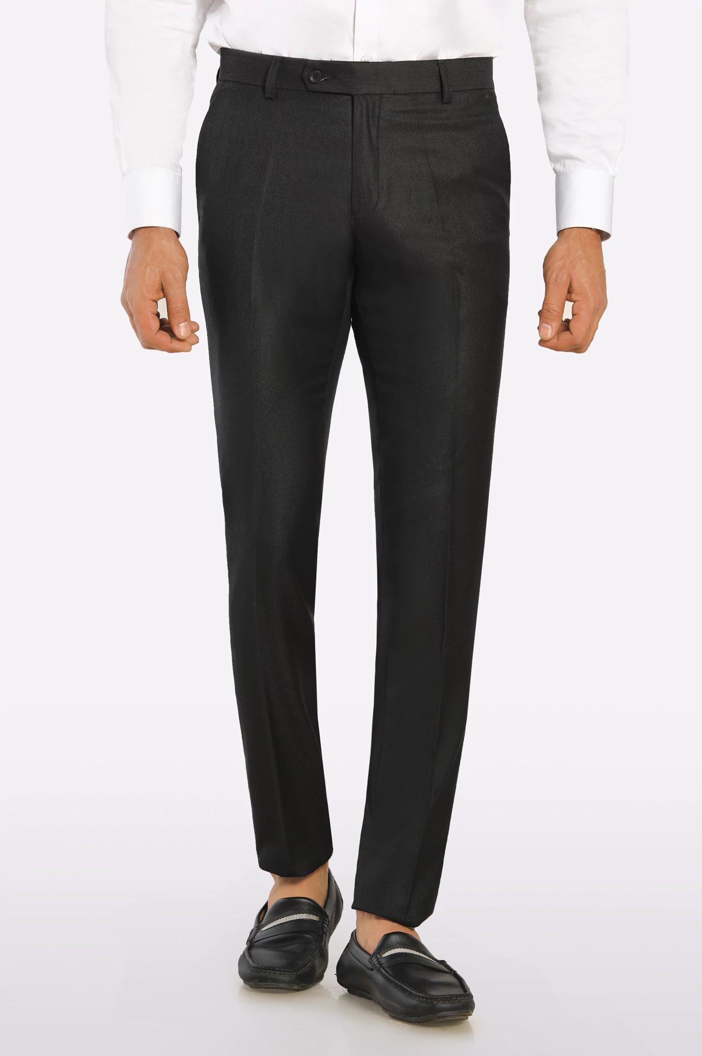 Black Slim Fit Formal Trouser