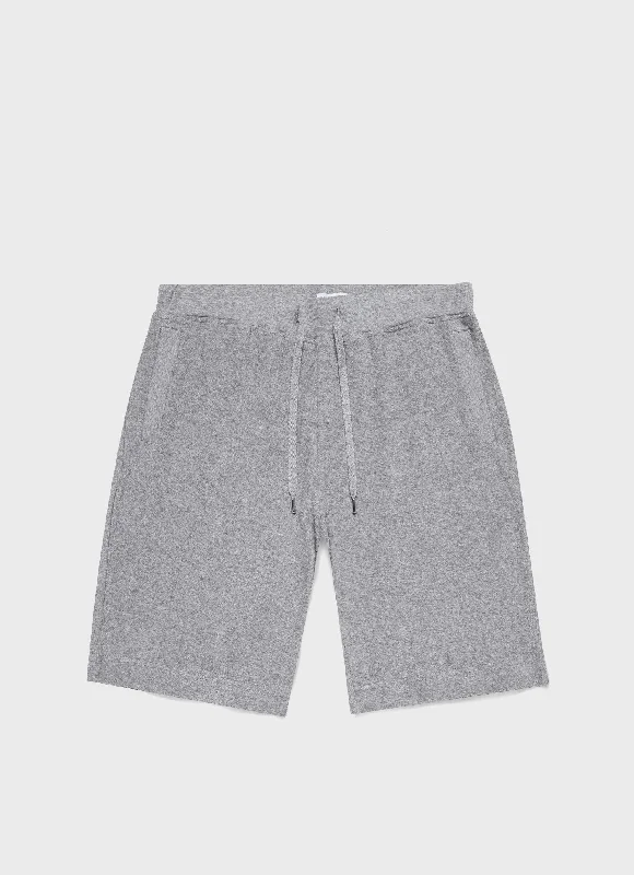 Men's Swim Trunks for SwimmingMen's Towelling Short in Grey Melange