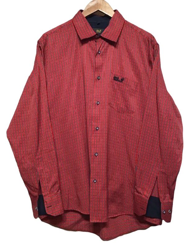 Men's Machine-Washable Shirts for ConvenienceJack Wolfskin Chequered Shirt (Size XL) Men's Machine-Washable Shirts for ConvenienceJack Wolfskin Chequered Shirt (Size XL)
