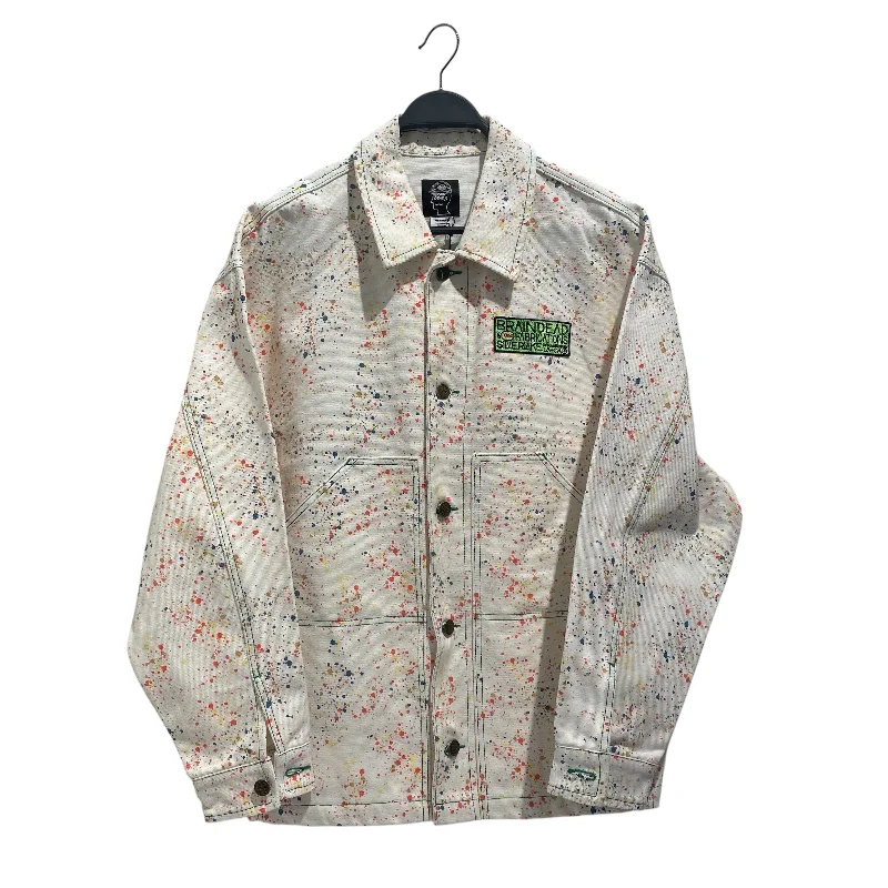 Hipster Skinny Men's JeansBrain Dead/DICKIES/Denim Jkt/M/Denim/WHT/All Over Print/