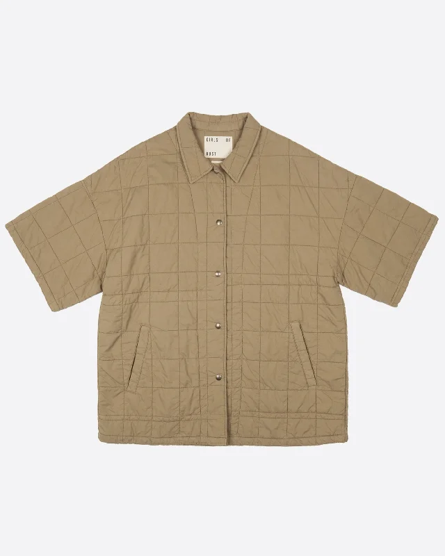 Men's Coats with Synthetic InsulationKyoto Overshirt Cotton Quilt Elmwood
