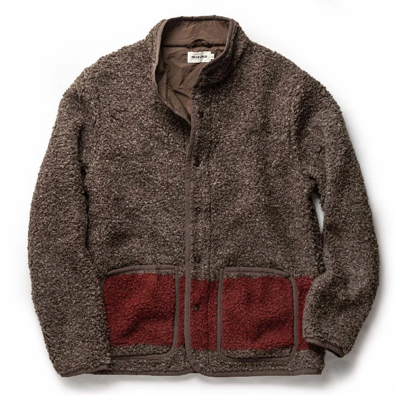 Men's Coats with Breathable FabricThe Port Jacket in Espresso Marl